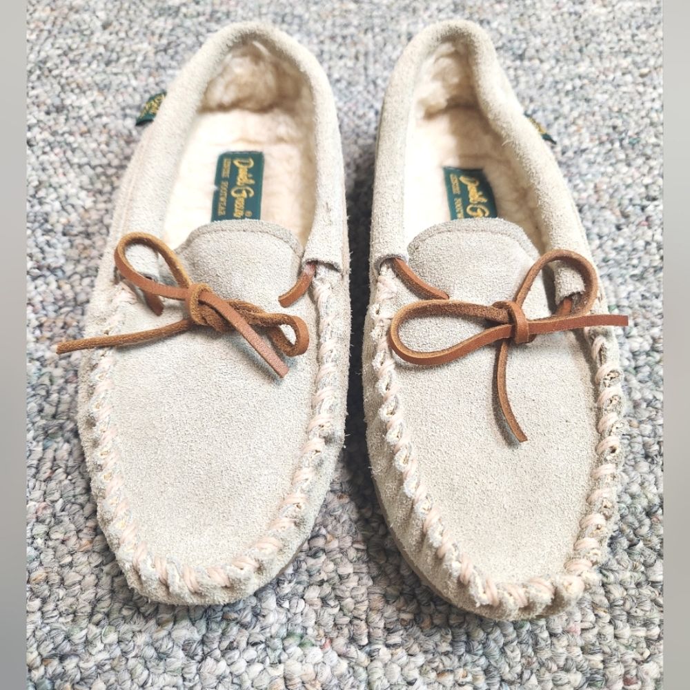Daniel Green Leisure Footwear Stone Suede Moccasin Slippers 7